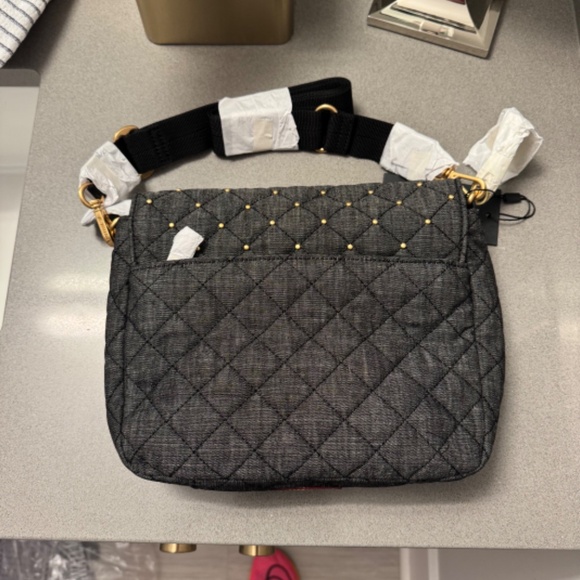 MZ WALLACE Crosby Lock Medium Studded Crossbody Bag-NWT - Picture 3 of 3